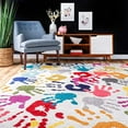 thumbnail image 3 of nuLOOM Tapis d'Espace pour Enfants Pinkie, 5' x 8', Multi, 3 of 4
