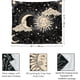 thumbnail image 2 of Tapiz de sol y luna Tapiz estético sol luna tapiz negro oscuro espiritual tapices decoración de la pared colgante de la habitación compatible con dormitorio, sala de estar (51 & quot;x59 & quot; Afortunado Sencillez, 2 of 5