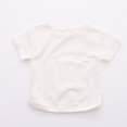 thumbnail image 4 of Lovzfmll Girls' Comfort Short Sleeve Top, Solid Color Casual Everyday Tee, Soft Playtime Blouse for Toddler 2-3 Years, 4 of 9