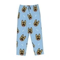 thumbnail image 4 of Kll Womens German Shepherd Puppy Print Pajama Pants Soft Pajama Bottoms For Women Cozy Lounge Pants, 4 of 9