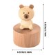 thumbnail image 3 of Caja de música de madera | Exquisita construcción de haya y metal grabada | Música mecánica de cuerda | Sonido claro y agradable | Regalo decorativo para cumpleaños, aniversario, boda | Decoración, 3 of 9