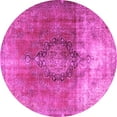 thumbnail image 1 of Ahgly Company Indoor Round Persian Pink Traditional Area Rugs, 8' Round, 1 of 4