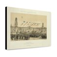 thumbnail image 1 of Canvas Print: Fete De La Concorde, Arrivee Des Corporations Au Champ-De-Mars, 1848, 1 of 3