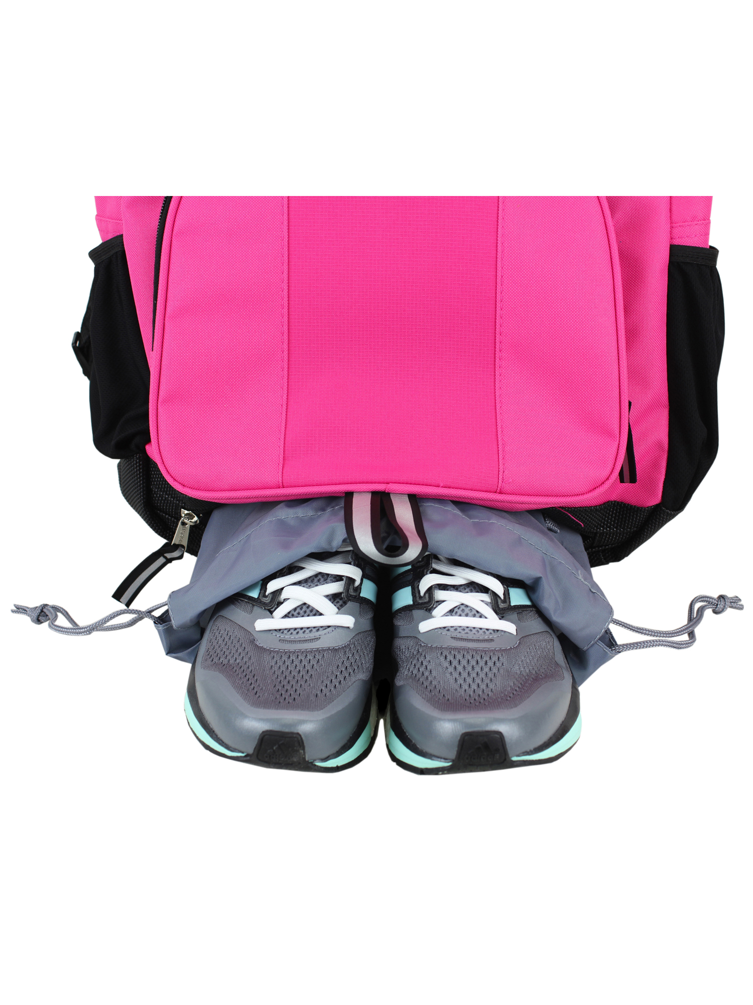 Eastsport Unisex Classic Backpack with Bonus Drawstring Bag Pink - image 5 of 6