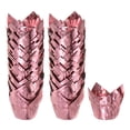 thumbnail image 1 of Moldes para Magdalenas de Papel de Aluminio Unique Bargains en Forma de Tulipán 100 Unidades Tono Dorado Rosa, 1 of 5