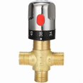 thumbnail image 1 of Bathroom Adjustable Thermostatic Mixer Tap Brass Water Mixer Tap Hot/cold Water Mixing Temperature Control Valve, 1 of 5