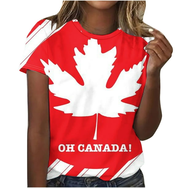 Camiseta de Moda Casual con Cuello Redondo Y Mangas Cortas para las Mujeres