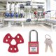 thumbnail image 5 of Bloqueo Neumático, Conector Macho Cilindro De Gas De 3 Diámetros Cerradura De Seguridad Ligera Con Candado Para Mina De Carbón, 5 of 8