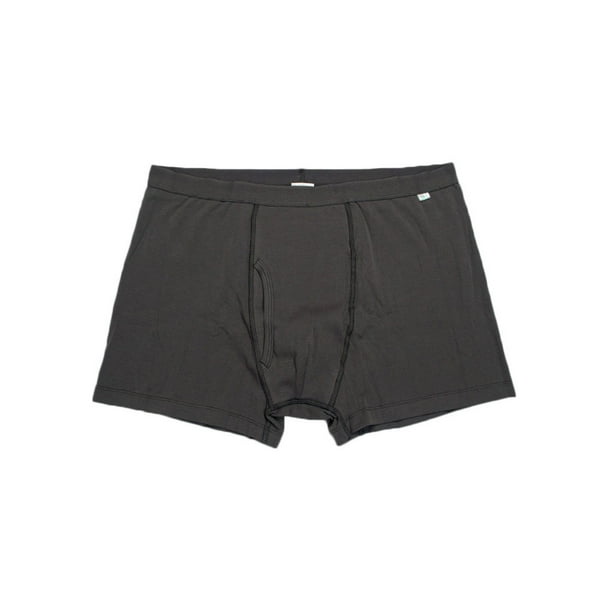 Seitruly Ropa interior para hombres, pantalones cortos absorbentes amigables con la piel, pañales higiénicos, pantalones abiertos masajeadores