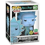 : Animation Rick and Morty Hologram Rick Clone GITD Exclusive