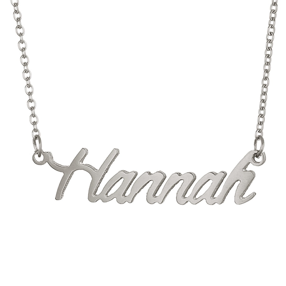 name necklace hannah