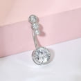 thumbnail image 4 of Dosaele 14G Belly Button Ring Candy Navel Rings Belly Button Piercing Rose Gold, 4 of 7