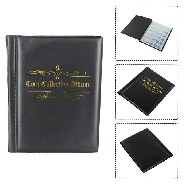 High Quality Coin Album Coin Album Holders Hot 480 Pocket Collection Album Book Black Collecting Coin Penny Money