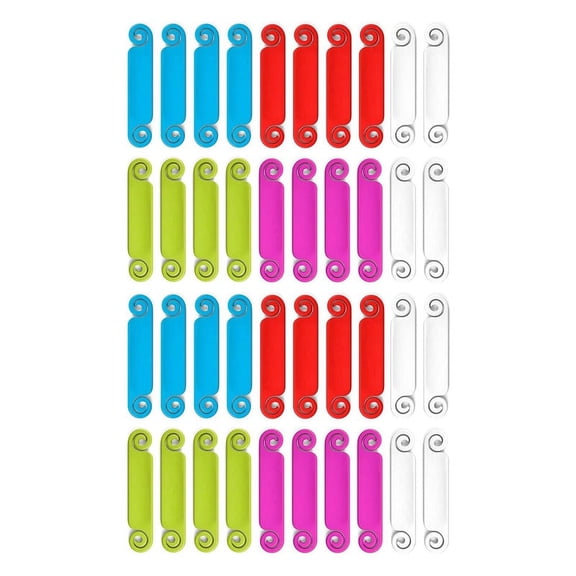 40 Pcs Cable Tags Tags Multicolor Cable Labels Cord Identification Tags for USB Computer Phone Charger