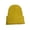Yellow, variant on Mosey Women Fall Winter Hat Knitted Solid Color High Elastic Dome Anti-slip Regular Fit Soft Warm No Brim Windproof Warm Unisex Winter Cap Adult Beanie