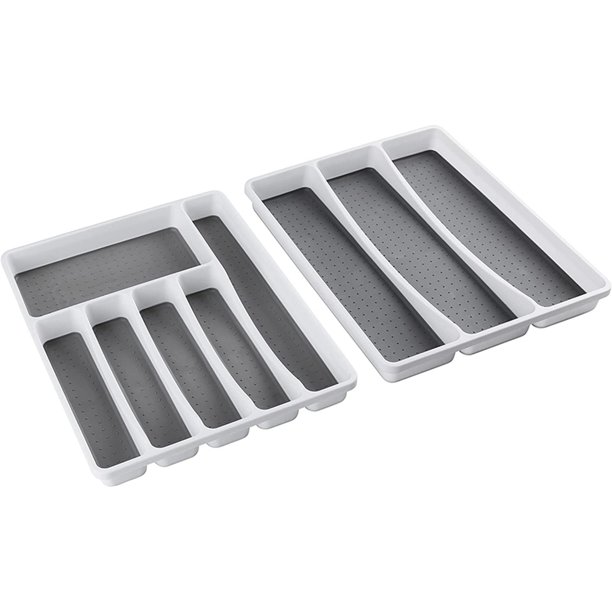 NoSlip Silverware Tray Organizer Different Kitchen