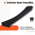 thumbnail image 4 of Black for - E90 E91 3-Series Sedan 2006-2012 Left Inner Door Panel Handle Outer Trim Cover 514191503, 4 of 5