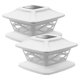 thumbnail image 1 of 2 PCS 0.2W Solar Post Cap Valla Luz Lámpara exterior yeacher Luz al aire libre, 1 of 7