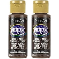2-pack - Americana Acrylic Paint 2oz-Burnt Umber - Opaque DA-064 00016455164303