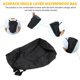 thumbnail image 3 of 1pc Oxford Paño Bolso de tambor africano Oxford Bolsa de tela Mochila impermeable (Negro), 3 of 5