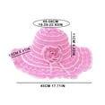thumbnail image 3 of Pxiakgy Sun Hats for Women 2025 Trendy Women Folding Vintage Outdoor Sun Hats for Beach Garden Travelling Pp1 One Size, 3 of 6