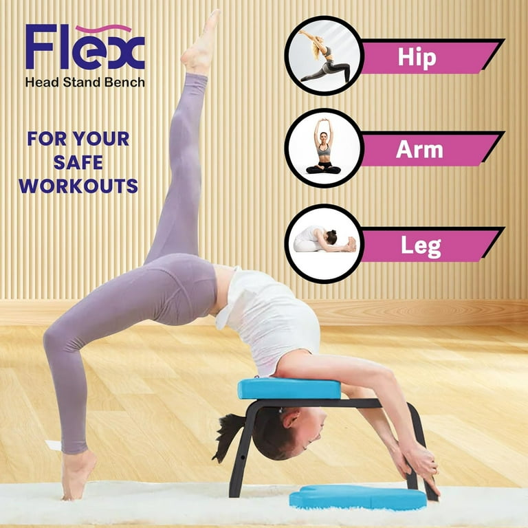 Flex Head Stand Bench Yoga Inversion Stool for Safe Handstands