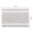 thumbnail image 4 of REGALWOVEN Placemats Set of 6 Vinyl Placemats for Kitchen Dining Table Decor Washable Heat Resistant Table Placemats Wipeable Table Mat White 18*12in, 4 of 7