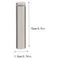 thumbnail image 4 of Speravity Tornillo publicitario Hueco de alto brillo Diseño aerodinámico Espejo de vidrio Clavo Tuerca ligera Perno Soporte para colgar en la pared 12x20 Herramientas y ferretería 19x150mm Speravity TO008095-29B, 4 of 6