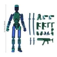 thumbnail image 2 of T13 Action Figure - 5.1 Inches, 13-Joint Movable 3D Printed Doll Toy, 3rd Generation Dummy Doll for DIY & Full Body Decompression, 2 of 3