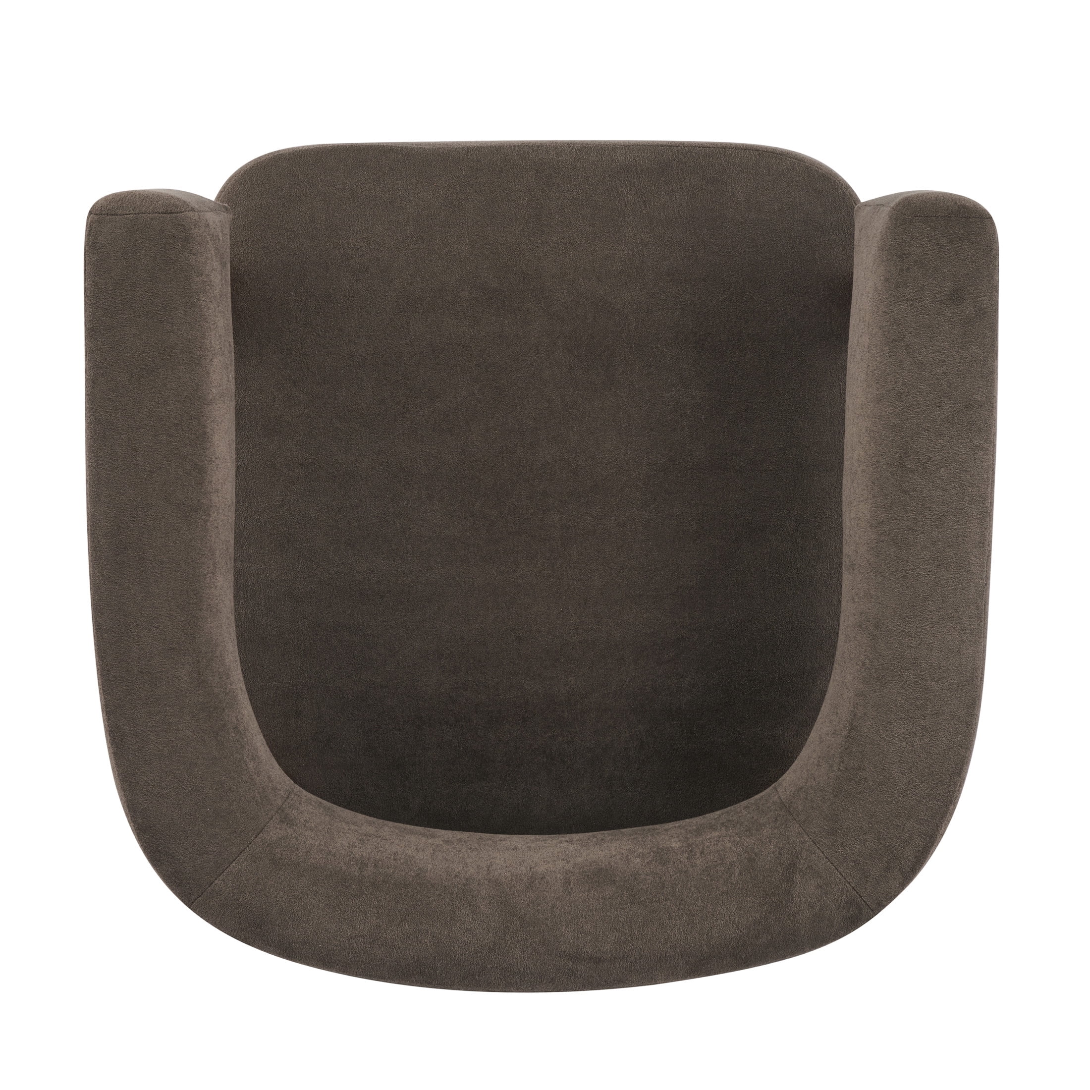 Christopher Knight Home Modern Boucle Upholstered Accent Chair, Lounge Chair with Solid Wood Legs, Dark Brown