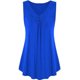 thumbnail image 3 of Blusa de camiseta sin mangas con botones y cuello en V para mujer Pompotops lopia995283, 3 of 4