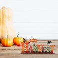 thumbnail image 4 of Halloween Table Decorations, Table Centerpieces Festival Sign Wooden Candy Day for Halloween Party Dinner Coffee Table Topper Tier Tray Room Decor, 9.84 x 2.36 Inch, 4 of 7