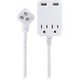 GE Pro 2Outlet 2USB 12ft. Extension Cord, Surge Protector 32089
