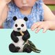 thumbnail image 2 of Modelo Animal Juguete para niños Simulación Panda Mini decoración de plástico (Panda Sentado), 2 of 8
