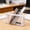 White, variant on Sktrjpolfis Transparent PVC Pencil Case, Waterproof Zippered Stationery Pouch, Multi-Use Storage Bag for Home Office Workspace