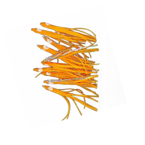 Cebo artificial creativo realista delicado cebos de pesca de peces en forma de pulpo pequeño señuelos de pescado señuelo para el naranja al aire libre 10 piezas Inevent OD019630-01