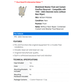 thumbnail image 2 of Windshield Washer Fluid and Coolant Overflow Reservoir - Compatible with 1995 - 2005 Chevy Astro (without Rear Wiper) 1996 1997 1998 1999 2000 2001 2002 2003 2004, 2 of 2