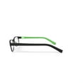 thumbnail image 6 of Nerf Tactical Youth Rectangular Prescription Eyeglasses with Case, Black/Green, 6 of 6