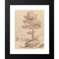 thumbnail image 2 of George Knapton 11x14 Black Modern Framed Museum Art Print Titled - Pastoral Scene with Tree (1740), 2 of 5