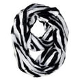 thumbnail image 1 of Peach Couture Faux fur Leopard Zebra Print Plush Cowl Collar Infinity Loop Scarf, 1 of 1