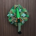 thumbnail image 4 of Hvmvliv Irish Festival Wreath Door Hanging, St. Patrick's Day Wreath Decoration for Home, Party Props & Gift Green, 4 of 7