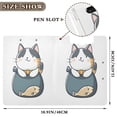 thumbnail image 3 of FORMRS A4 Clipboard Folder with Pen Holder Horizontal Foldable School Office Binder, Blue Cute Cat, 3 of 9