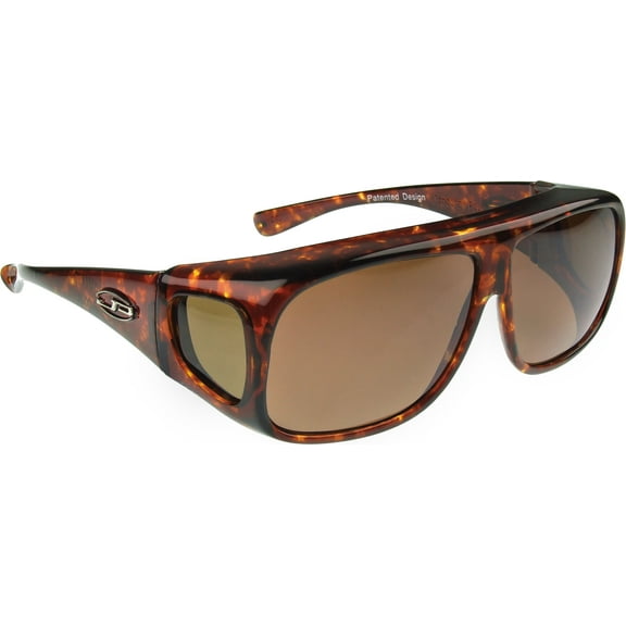 Fitovers Sunglasses - The Navigator Collection - Tortoiseshell/Polarized Amber Lens