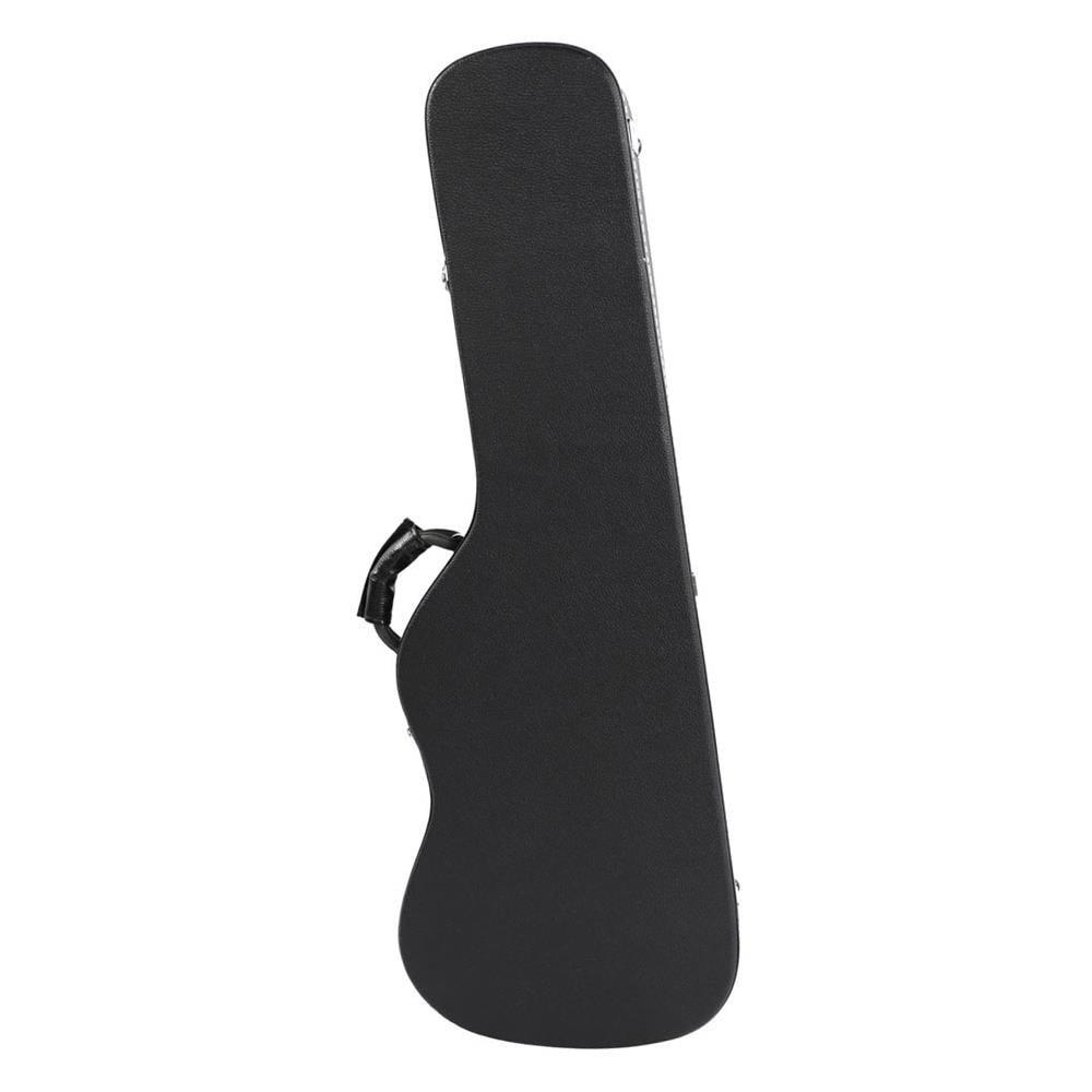 Glarry Straight Flange portable Flat Surface ST Electric Guitar Hard Shell Case Black