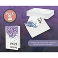 thumbnail image 3 of Birthday Greeting Cards - 4 x 6-Inch, 48-Pack, Multicolor Confetti Design - Blank Inside with Envelopes for Party & Business, 3 of 9