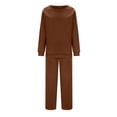 thumbnail image 5 of Bixock Two Piece Sets for Women,Women Long Sleeve Hoodie Tops Joggers Pants Casual Onefit Set, 5 of 8