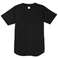 thumbnail image 2 of Baseball Shirts for Men Short Sleeve Button-Down V Neck Tshirts Shirt Mens Casual Solid Color Breathable Athletic Workout Tees Tops, 2 of 7
