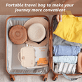 thumbnail image 4 of Bolsa de almacenamiento de lavado portátil de viaje de gran capacidad, bolsa de cosméticos, hecha de PU, 4 of 5