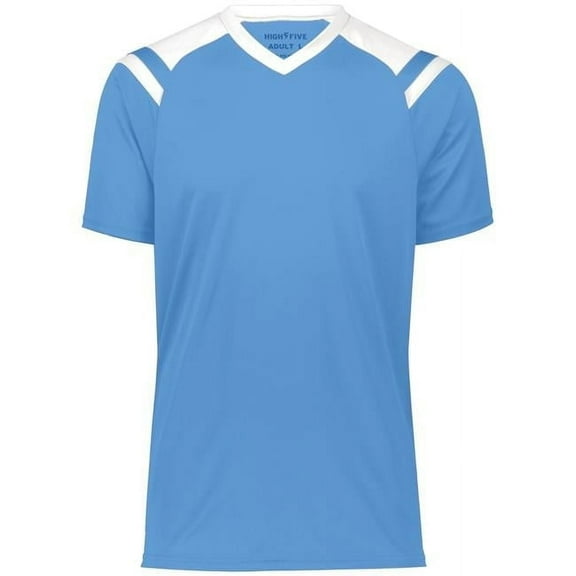 High Five 322970.293.M Adult Sheffield Jersey, Columbia Blue & White - Medium