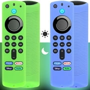 [2 Pack] Pinowu Firestick Remote Cover Case (Glow in The Dark) Compatible with Firetv Stick (3rd Gen) Voice Remote,